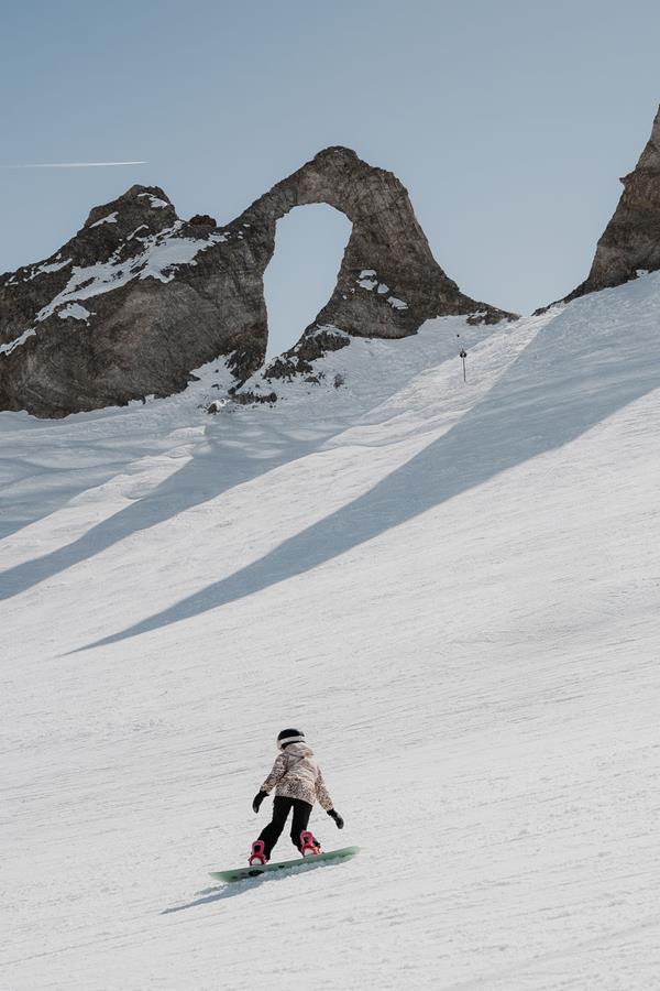 photo of a ski resort