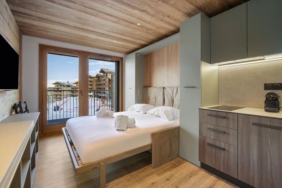 1 lit rabattable dans le séjour en 160*200