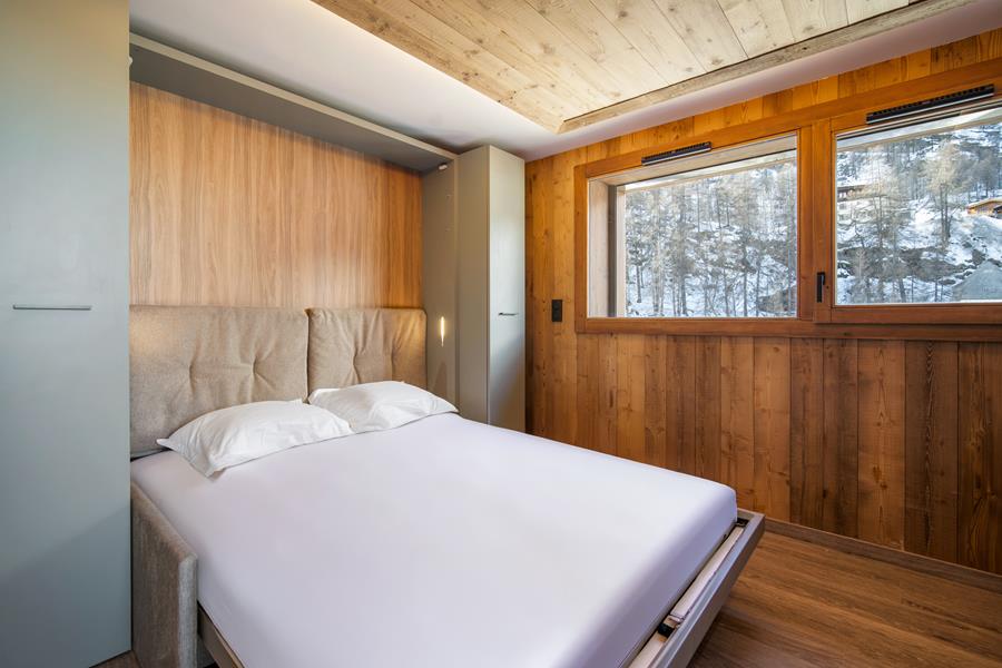 1 lit rabattable dans le séjour en 160*200