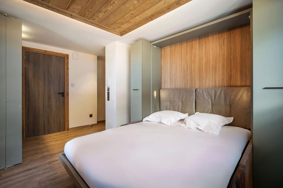 1 lit rabattable dans le séjour en 160*200